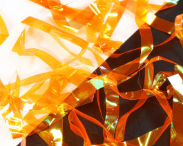 Fine FlashBack Strips, 3 mm, Hot Orange Pearl / 41